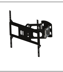 Кронштейн настенный MART 505SL 32-65"  (наклон -15°/+15°, вылет 90-435 мм, до 50 кг, черный) фото 2