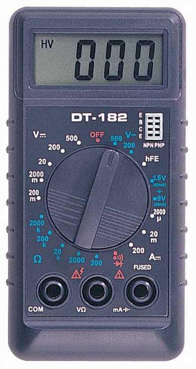 Мультиметр компакт DT182 от интернет-магазина Spin-rf.ru