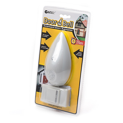 Беспроводной звонок GARIN DoorBell Bra-220V BL1 фото 2 Беспроводной звонок GARIN DoorBell Bra-220V BL1 фото 2