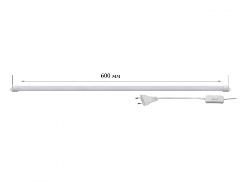 Светильник Ultraflash LWL-2022-01 св/диодный 9W 4500K 750лм IP20 600*19*15мм с эл. шнуром и выкл. фото 2