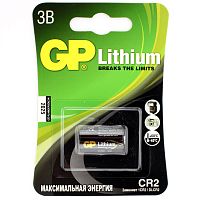 Батарейка литиевая GP CR123A 3В бл/1 (CR123-2CR1)
