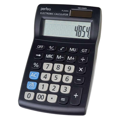 Калькулятор Perfeo PF B4854, бухгалтерский, 12-разр., черный