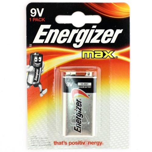 Батарейка щелочная ENERGIZER MAX 6LR61 (E 522) 9В бл/1