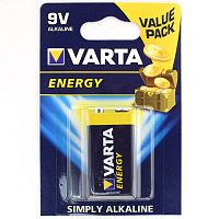 Батарейка щелочная VARTA 6LR61 Energy 9В бл/1