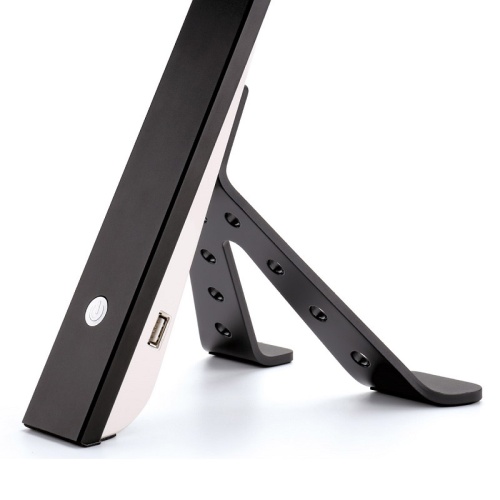 Светильник ЛЮЧИЯ L630 "Minimalist" черный св/диод. 10W 4500К, диммер, USB порт 2A, настольный фото 2