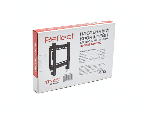 Кронштейн настенный Reflect RК-310 17-43" (до 30 кг, черный) фото 5