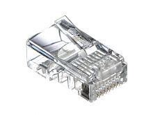 Коннектор RJ-45 (8p8c) cat.5е универсальный (нож с 3-мя зубцами)