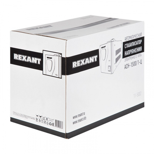 Стабилизатор напряжения AСН-1 500/1-Ц REXANT фото 4 Стабилизатор напряжения AСН-1 500/1-Ц REXANT фото 4