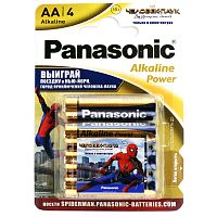 Батарейка щелочная PANASONIC LR6 (AA) Alkaline Power 1.5В бл/4, (Цена за 1шт)