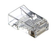 Коннектор RJ-45 (8p8c) cat.5е со сквозным отверстием EZNetko plug