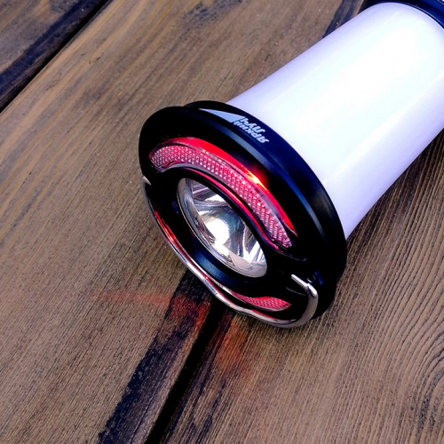 Фонарь ЯРКИЙ ЛУЧ CL-300A "Voyager" кемпинг 180+300лм +2 red LED, 7реж, IPX4, Li-Ion 1800mAh, встр.ЗУ фото 2