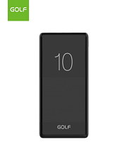 Внешний аккумулятор GOLF G80,10000 mah + Кабель Micro usb /In Micro usb /Out USB 1 А, 2.1A/ Black