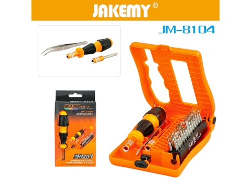 Набор инструментов для ремонта  мобильного телефона  JM-8104 29в1 фото 3