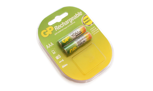 Аккумулятор GP R03 (AAA) Ni-MH 850mAh бл/2, (Цена за 1шт) фото 2 Аккумулятор GP R03 (AAA) Ni-MH 850mAh бл/2, (Цена за 1шт) фото 2