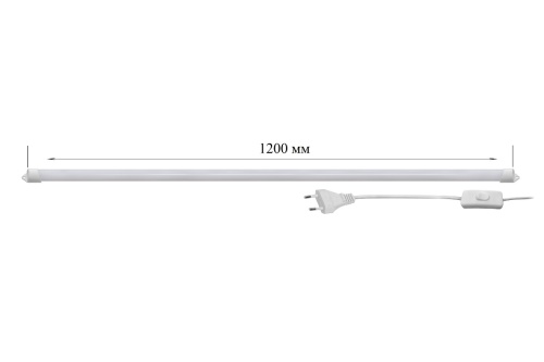 Светильник Ultraflash LWL-2022-02 св/диодный 18W 4500K 1500лм IP20 1200*19*15мм с эл. шнуром и выкл. фото 2