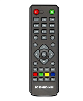 Пульт D-Color DC1201HD mini DVB-T2 SkyTech 97g ic DVB-T2 911HD
