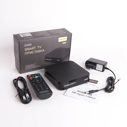 Приставка Смарт ТВ СИГНАЛ ELECTRONICS ATOM-216RK (Android TV Box) фото 6 Приставка Смарт ТВ СИГНАЛ ELECTRONICS ATOM-216RK (Android TV Box) фото 6