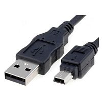 Кабель USB А - mini USB В 2.0 1,5м Netko черный