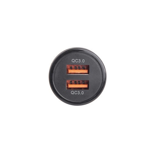 Автомобильный адаптер Delta+ ETL-2QC3A, 36Вт, 2USB, QC3.0, черн., цв.коробка фото 2