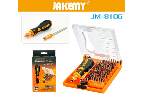 Прецизионный набор отверток для смартфонов и КПК JM-8106 38в1 фото 3 Прецизионный набор отверток для смартфонов и КПК JM-8106 38в1 фото 3