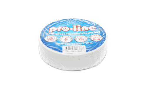 Изолента Pro Line 15/10 белая