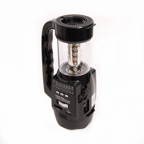 Радиоприемник VIKEND FRIENDS УКВ/СВ-КВ, USB, SD, 2 LED фонаря 1W/6W, 220В/аккум. 900mAh фото 3