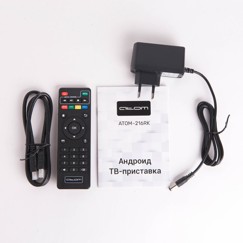 Приставка Смарт ТВ СИГНАЛ ELECTRONICS ATOM-216RK (Android TV Box) фото 5 Приставка Смарт ТВ СИГНАЛ ELECTRONICS ATOM-216RK (Android TV Box) фото 5