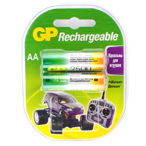 Аккумулятор GP HR6 (AA) Ni-MH 2500mAh бл/2, (Цена за 1шт)