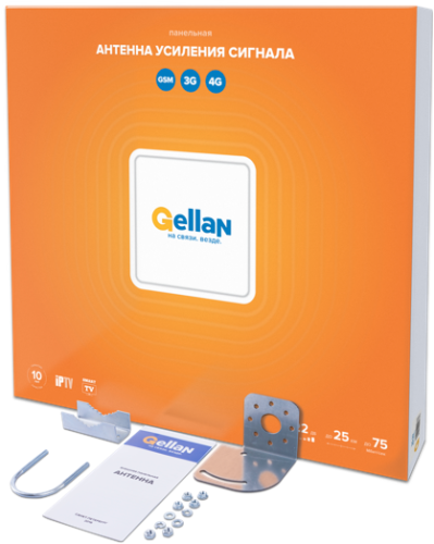 Антенна уличная GELLAN LTE-22M (пассивная, 4G(LTE), 2500-2700 МГц, N-Female, 22 дБ) фото 3