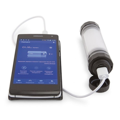 Фонарь ЯРКИЙ ЛУЧ кемпинг MT-1 "FLOstick" 100лм, Li-Ion 2600mAh, 6 реж., powerbank, IP68 фото 3