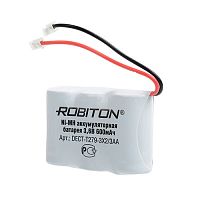 Батарея аккумуляторная ROBITON DECT-T279-3x2/3AA Ni-MH 3.6В 600mAh, универсальный коннектор