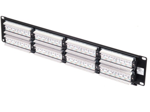 Патч-панель UTP, 19", 48 портов RJ45, cat.5е, 2U, Dual Type, Netko СКС, "J" фото 2