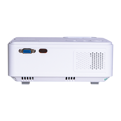 Видеопроектор ATOM-813W, LCD, 2000 lum, 1280*720, 220V, 5V, Mirror screen, белый фото 5