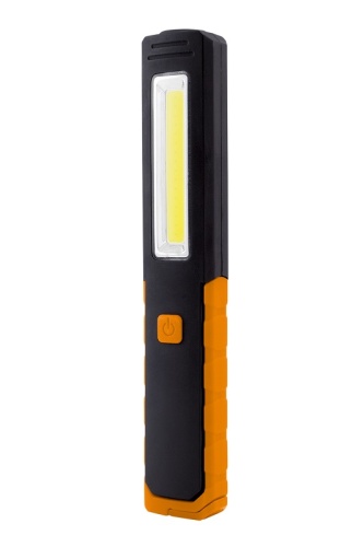 Фонарь ЯРКИЙ ЛУЧ "OPTIMUS Slim" многофункц., SMD 50лм +COB 160лм, магнит/крюк, на 3xAAA фото 3