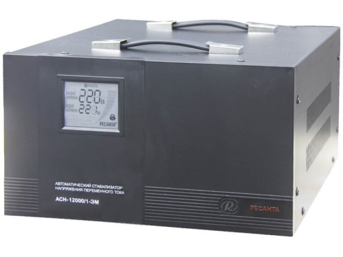 Стабилизатор напряжения однофазный РЕСАНТА ACH-12000/1-ЭМ (12 кВт)