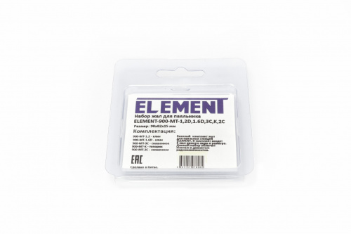 Набор жал для паяльника ELEMENT-900-MT-1,2D,1.6D,3C,K,2C фото 2 Набор жал для паяльника ELEMENT-900-MT-1,2D,1.6D,3C,K,2C фото 2