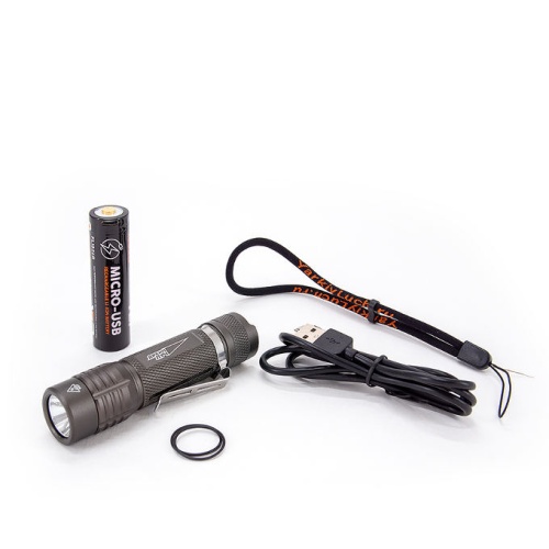 Фонарь ЯРКИЙ ЛУЧ G15 "Tactic" Nichia 219D max900лм, 5 реж., IPX8, акк 18650 2600mAh с встр. ЗУ фото 4