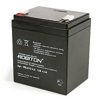 Аккумулятор ROBITON VRLA12- 4.5 свинцово-кислотный 12В 4.5Ah (90х70х101мм)