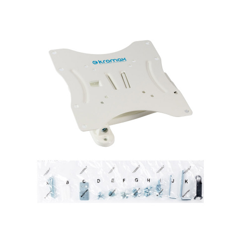Кронштейн настенный Kromax TECHNO-3 White 15-40" (наклон +8°/-15°, поворот 180°, до 20 кг, белый) фото 6 Кронштейн настенный Kromax TECHNO-3 White 15-40" (наклон +8°/-15°, поворот 180°, до 20 кг, белый) фото 6