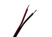 Акустический кабель 2*1.5 мм2 (7*19*0.12мм) BC, 100м, черный/красный NETKO Optima