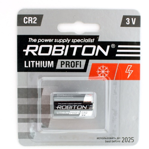 Батарейка литиевая ROBITON CR2 3В бл/1 (R-CR2-BL1)