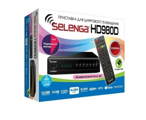 Цифровой ресивер Selenga HD980D (Эфирный DVB-T2/C)(.) фото 3 Цифровой ресивер Selenga HD980D (Эфирный DVB-T2/C)(.) фото 3