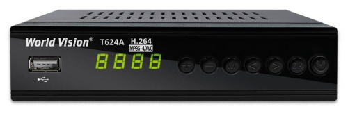 Цифровой ресивер  World Vision T624A (Эфирный, DVB-T2/C, HD, Dolby Digital)