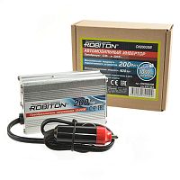 Инвертор ROBITON CN200USB 200W 12В->220В с USB выходом