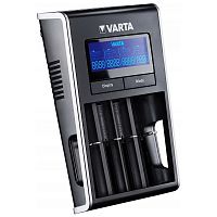 Зарядное устройство VARTA LCD DUAL TECH CHARGER для 1-4 AAA,AA, 18650, RCR123A, USB, -∆V