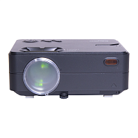 Видеопроектор ATOM-813B, LCD, 2000 lum, 1280*720, 220V, 5V, Mirror screen, черный