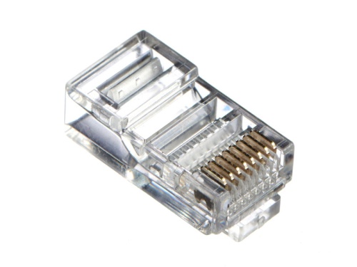 Коннектор RJ-45 (8p8c) cat.5е (нож с 2-мя зубцами) фото 2
