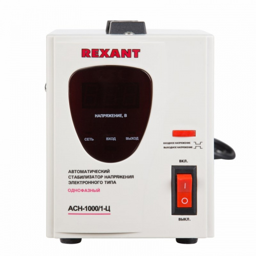 Стабилизатор напряжения AСН-1 000/1-Ц REXANT фото 2 Стабилизатор напряжения AСН-1 000/1-Ц REXANT фото 2