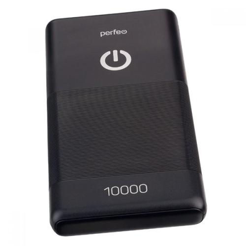 Внешний аккумулятор Perfeo,10000 mah + Micro usb /In Micro usb /Out USB 1 А, 2.1A/ Black, PF_B4296 фото 3
