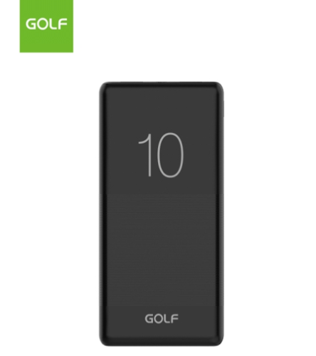 Внешний аккумулятор GOLF G80,10000 mah + Кабель Micro usb /In Micro usb /Out USB 1 А, 2.1A/ Black